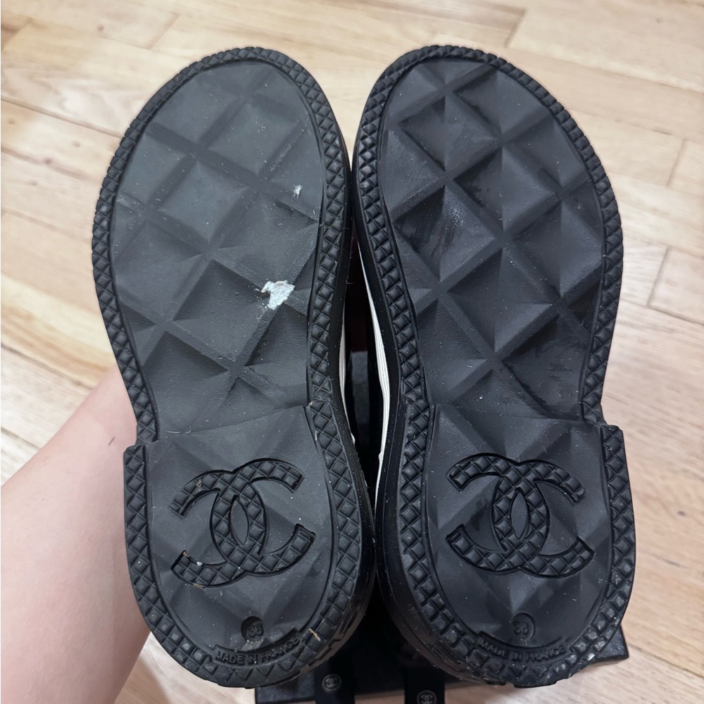 Chanel Logo Rain Booties - Picture 12 of 13